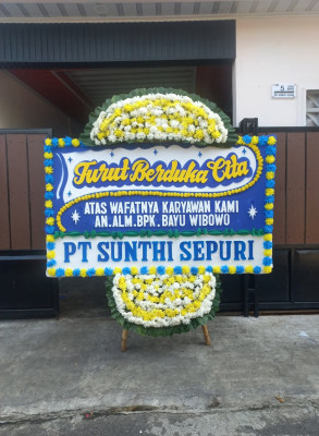 Papan Bunga Duka di Mimika Barat Jauh