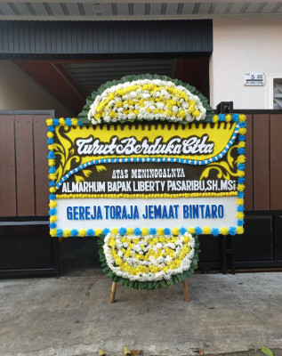 Papan Bunga Duka di Mimika Barat Jauh